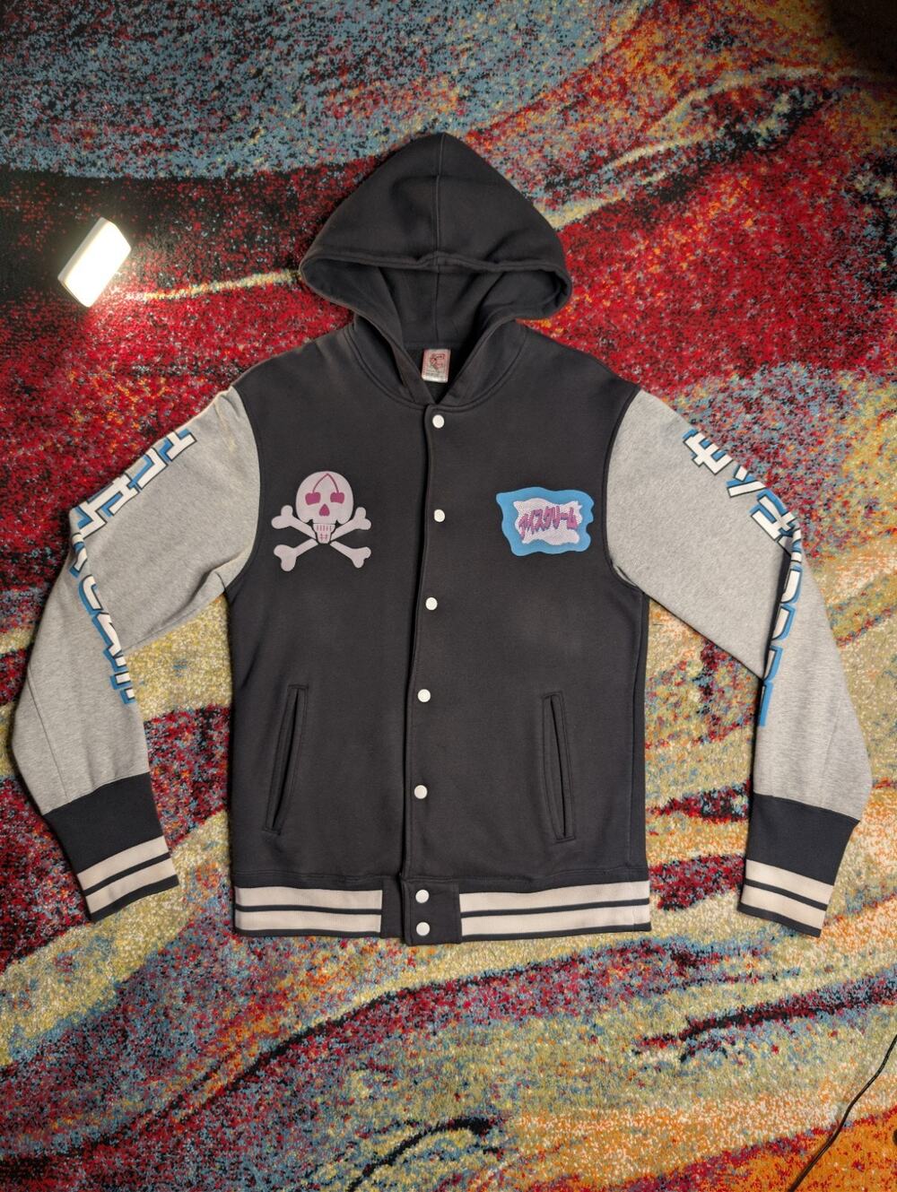 Icecream BBC Anime Graphic Varsity Jacket Sample Billionaire Boys Club M